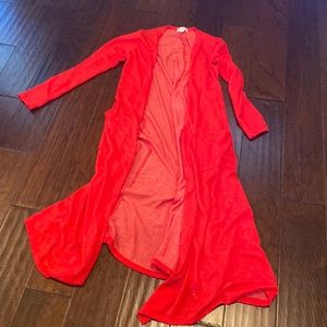 LuLaRoe Sarah duster with pockets